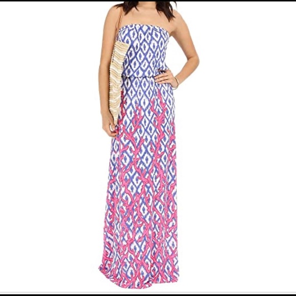 Lilly Pulitzer Dresses & Skirts - NWT Lilly Pulitzer Marlisa strapless maxi dress M